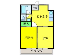 プロスパー中百舌鳥の物件間取画像